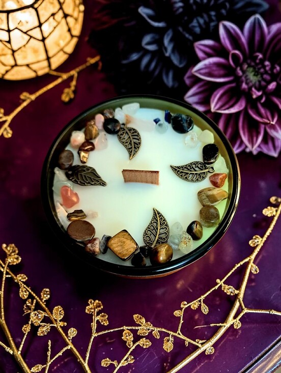Wicked Worthy Other - Hand crafted, Wicked Worthy Wax, Golden Branch 4 oz candle
